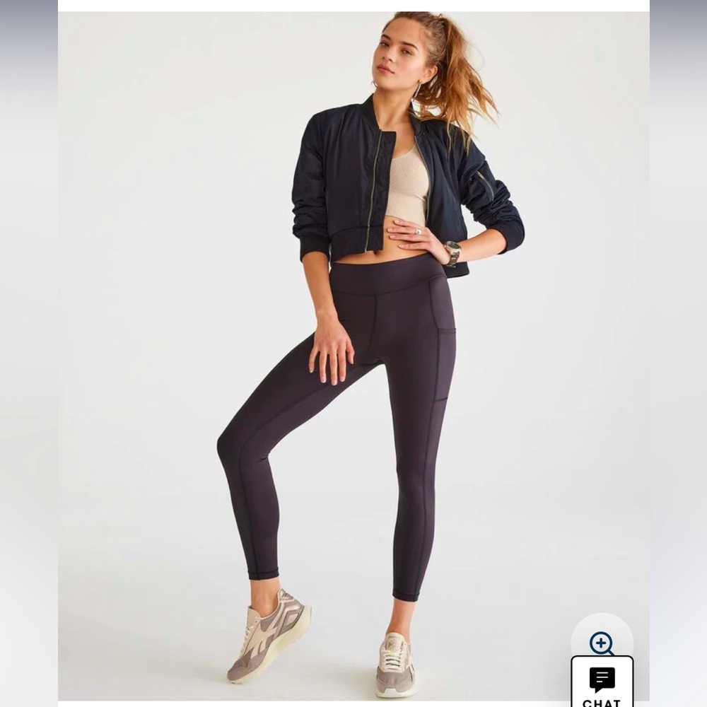 Flex High-Rise Pocket Leggings Medium in Burnt Orange